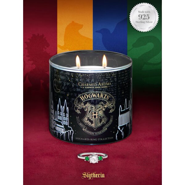 Harry Potter Hogwarts Kerze Slytherin (Ring) Größe 6 =S(16,51 mm)=51/52