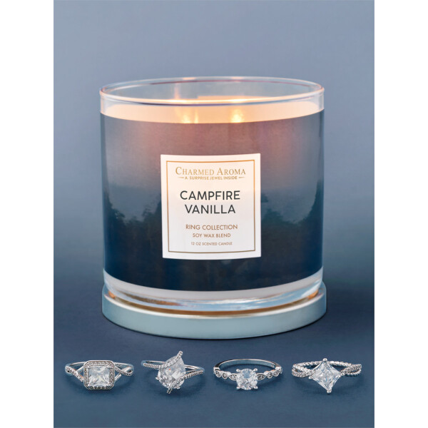 Duftkerze Campfire Vanilla (Ring) Größe 9 =XL(18,89 mm)=59/60