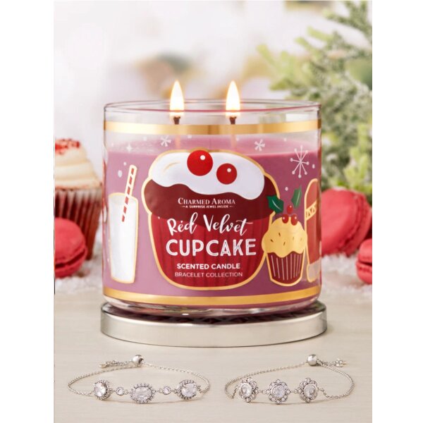 Duftkerze Red Velvet Cupcake (Armband)