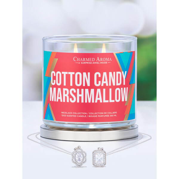 Duftkerze Cotton Candy Marshmallow - Classic Kollektion (Halskette)