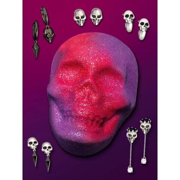 Badebombe Skull (Ohrring)